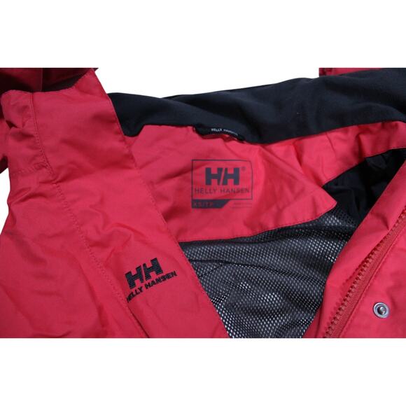 Helly Hansen womens sz XS bright pink rain coat jacket full zip - Picture 4 of 5